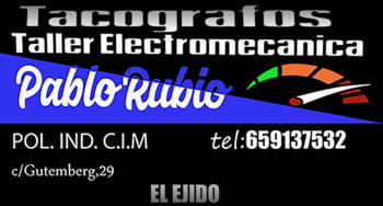 Tacografos, taller electromecánico Pablo Rubio